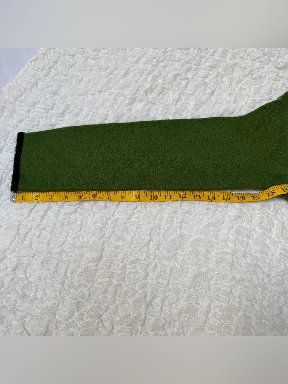 Mercer & Madison 100% Wool Green Black Trim Jacket Small - Picture 9 of 11